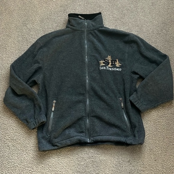 “Lanza- San Francisco Fleece  Zip up Jacket” - Picture 1 of 7